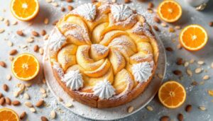 Moelleux comme un nuage doré par le soleil, ce gâteau aux clémentines et amandes se prépare en moins de 15 minutes