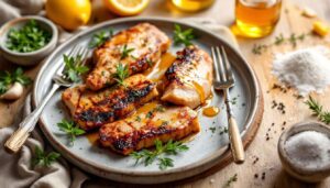 Le repas parfait : ces escalopes de porc baignées dans une marinade moutarde-miel-citron vont vous envoûter