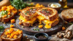 Quand les légumes d’hiver se glissent dans un croque-monsieur doré : la recette surprise qui réchauffe le dîner sans effort