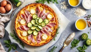 Clafoutis de courgettes au jambon : le plat complet léger et gourmand qui change du gratin