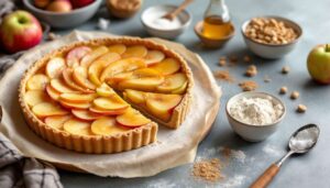 Un concentré de croustillant et de douceur : la tarte pomme-sarrasin ultra rapide prête en 10 minutes
