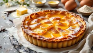 Plus rapide qu’un flan : cette tarte fondante prête en 15 min bluffe vos invités !