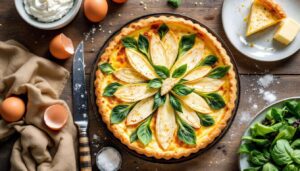 Quiche aux endives et au chèvre : fondante, dorée, parfaite avec une salade
