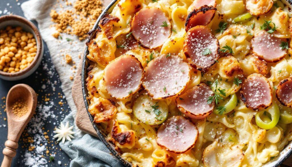 « Un gratin poireaux-jambon léger et rapide » : la recette conviviale qui transforme mes dîners d’hiver en moins de 40 minutes
