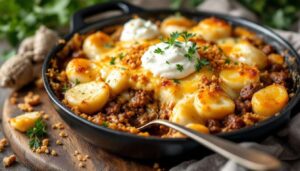 Gratin de coquillettes au bœuf bourguignon : ultra facile, ultra fondant, le recyclage le plus savoureux de l'automne