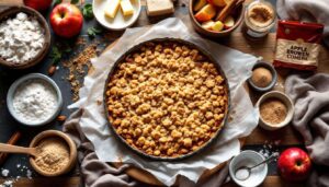 Crumble aux pommes : le ratio beurre-farine-sucre parfait pour un topping ultra croustillant