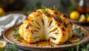 Chou-fleur rôti entier : la recette spectaculaire qui convertit même ceux qui détestent ce légume