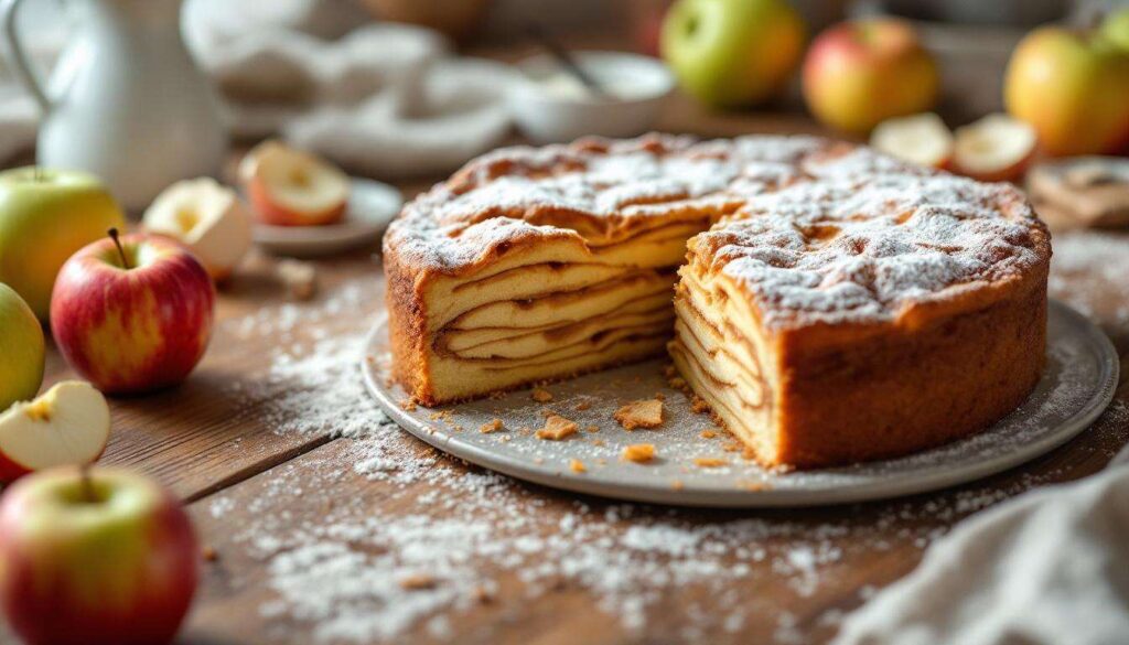 Gâteau invisible aux pommes : la recette légère aux 750g de fruits qui fait sensation