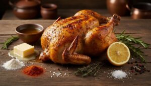 Recette poulet roti au four : maison, facile et délicieuse