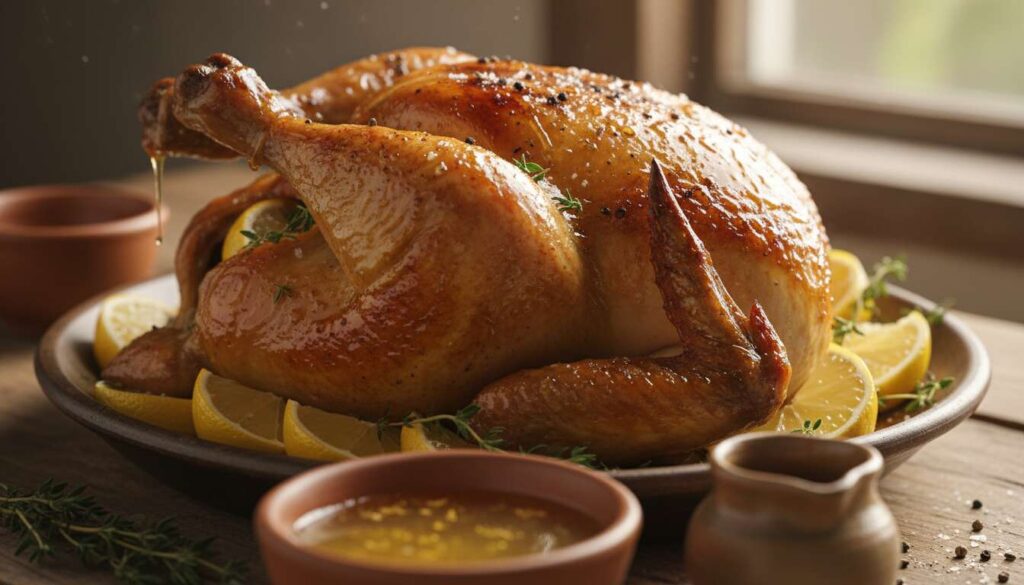Poulet citron et thym : recette méditerranéenne parfumée