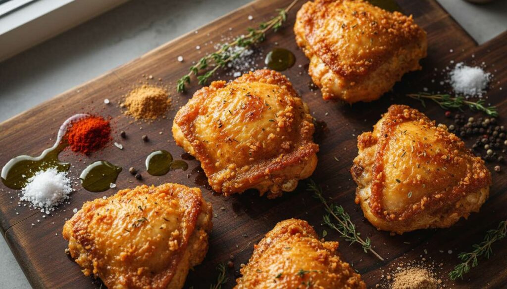 Poulet à l'air fryer : recette croustillante, temps et astuces