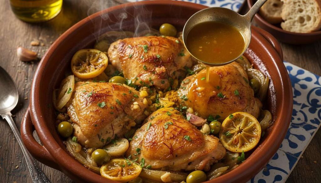 Tajine de poulet : recette marocaine facile et parfumée
