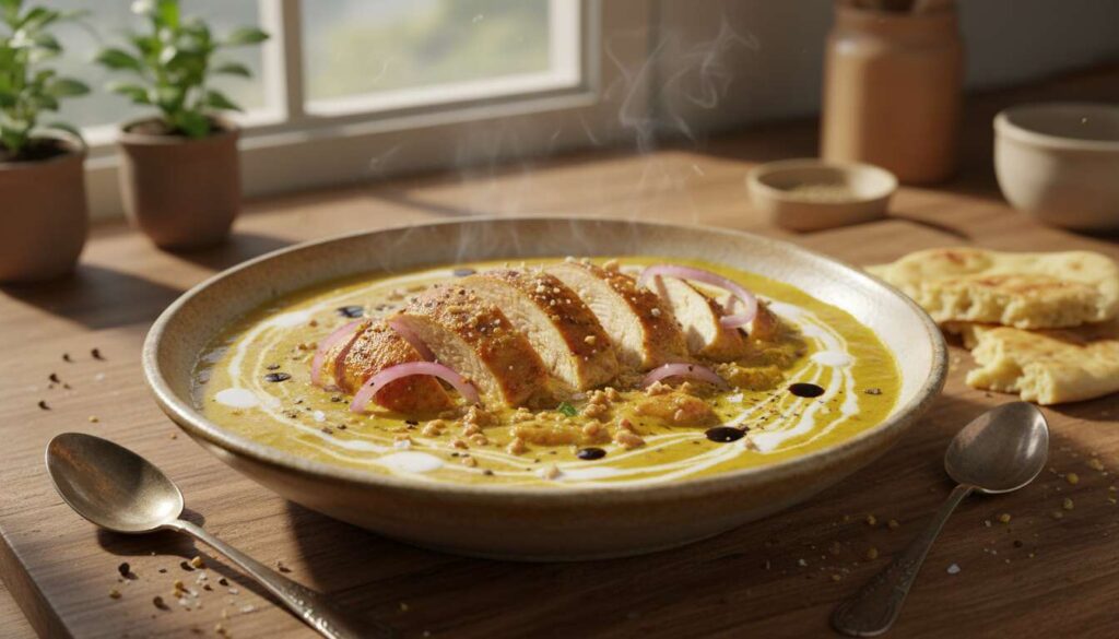 Recette poulet curry lait de coco : maison, facile et délicieuse